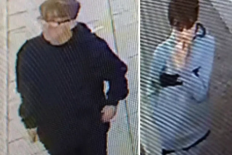 CCTV images released after thugs dropped a brick from a bridge and injured a tram driver in Nottingham
