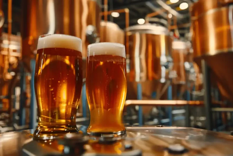 Two pints in a pub