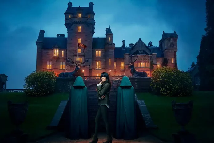 Photo of Claudia Winkleman in Traitors