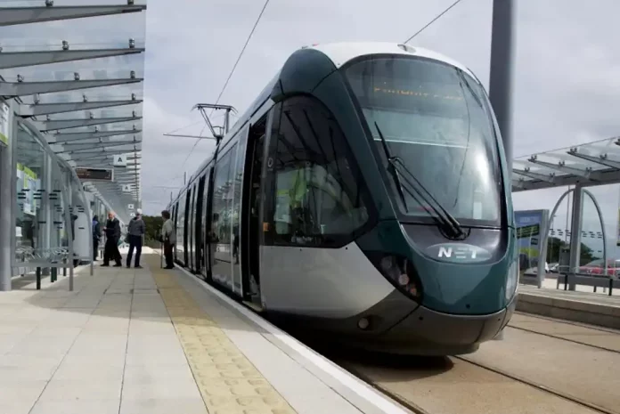 Tram in Nottingham