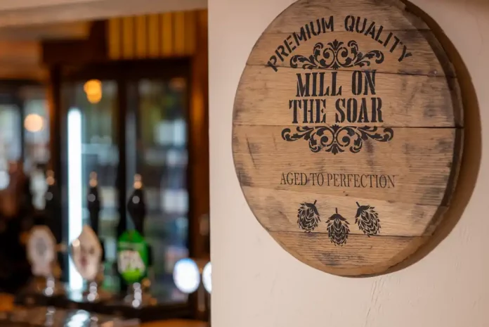 The Mill on the Soar pub sign