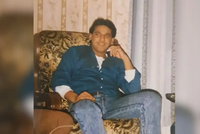 Ethsham Ul-Haq Ghafoor in his front room