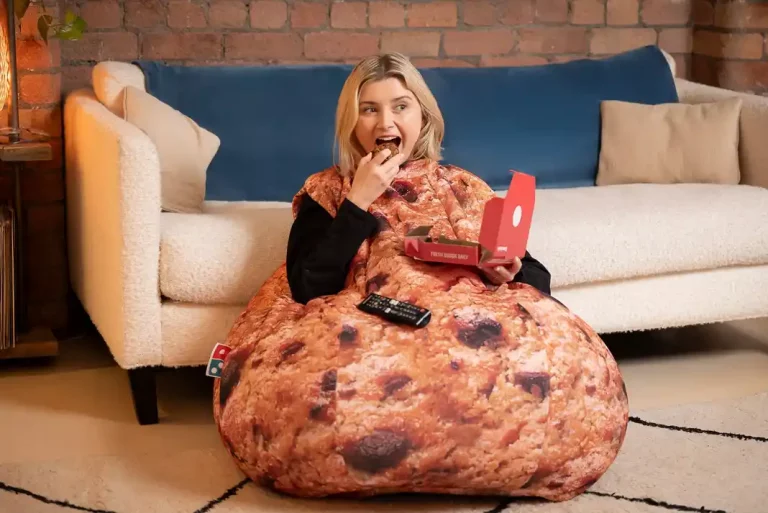 Just weird or wow? Domino’s new wearable Cozy Cookie bean bag lets you be lazy anywhere around the home