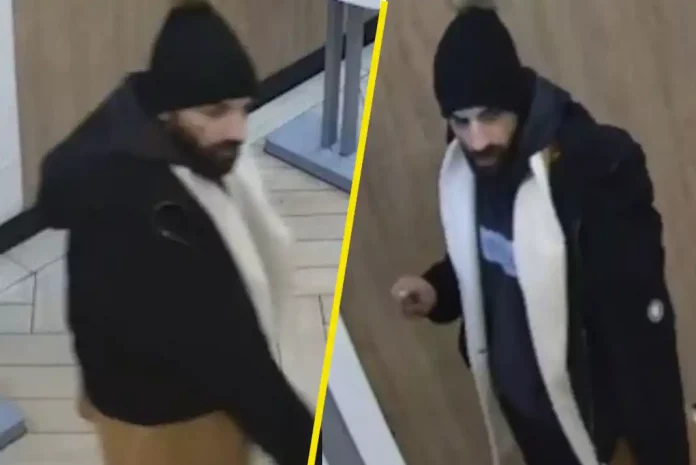 Suspect dancing and stealing phone