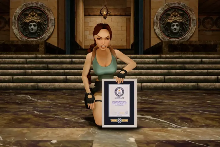 Tomb Raider’s Lara Croft has been crowned ultimate videogame heroine as the Derby-born adventurer claims two new Guinness world records