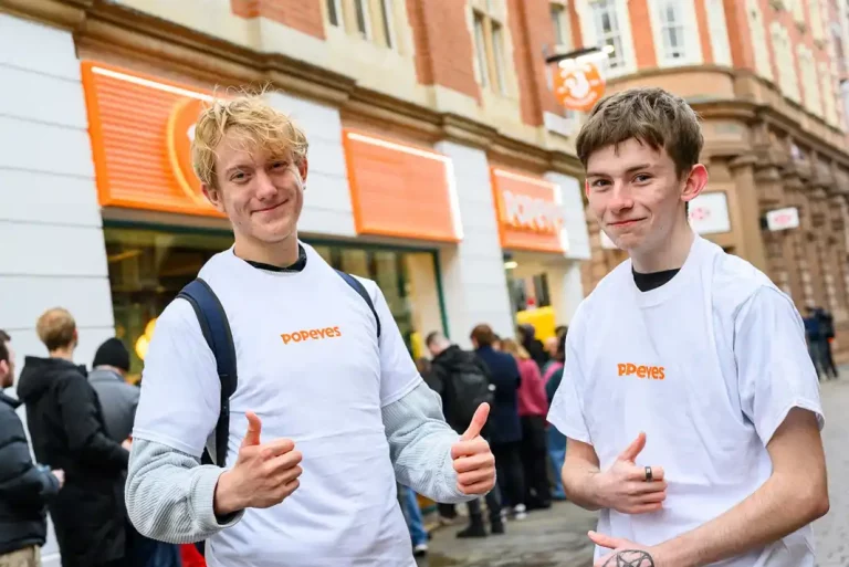 Fried chicken fans queue for up to 12 hours to be among the first at Lincoln Popeyes
