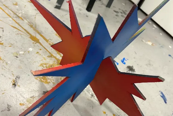 A sculpture by Cory McLellan