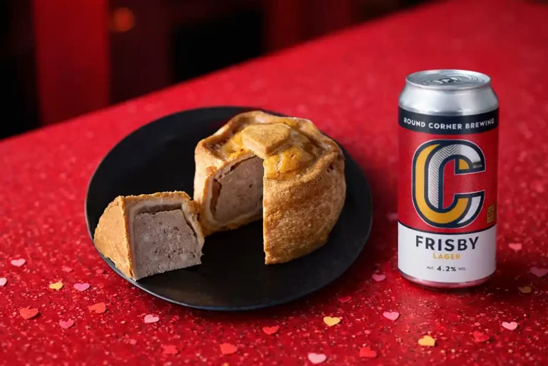 A Melton pork pie and a beer