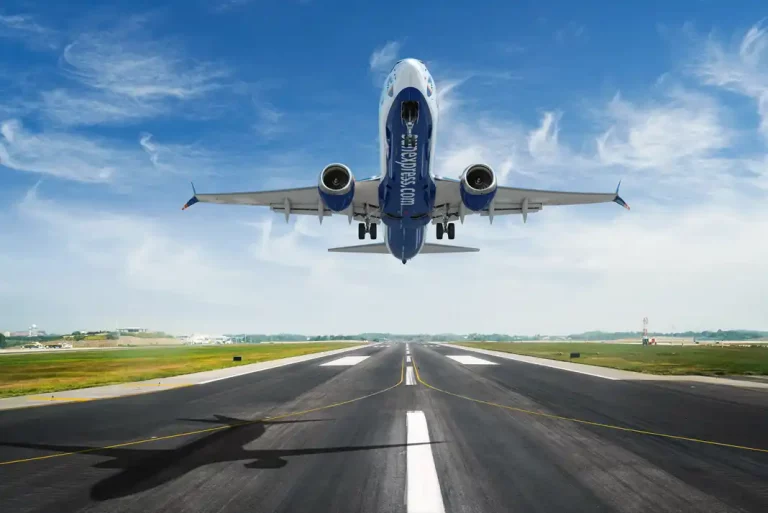 Plane flying from East Midlands