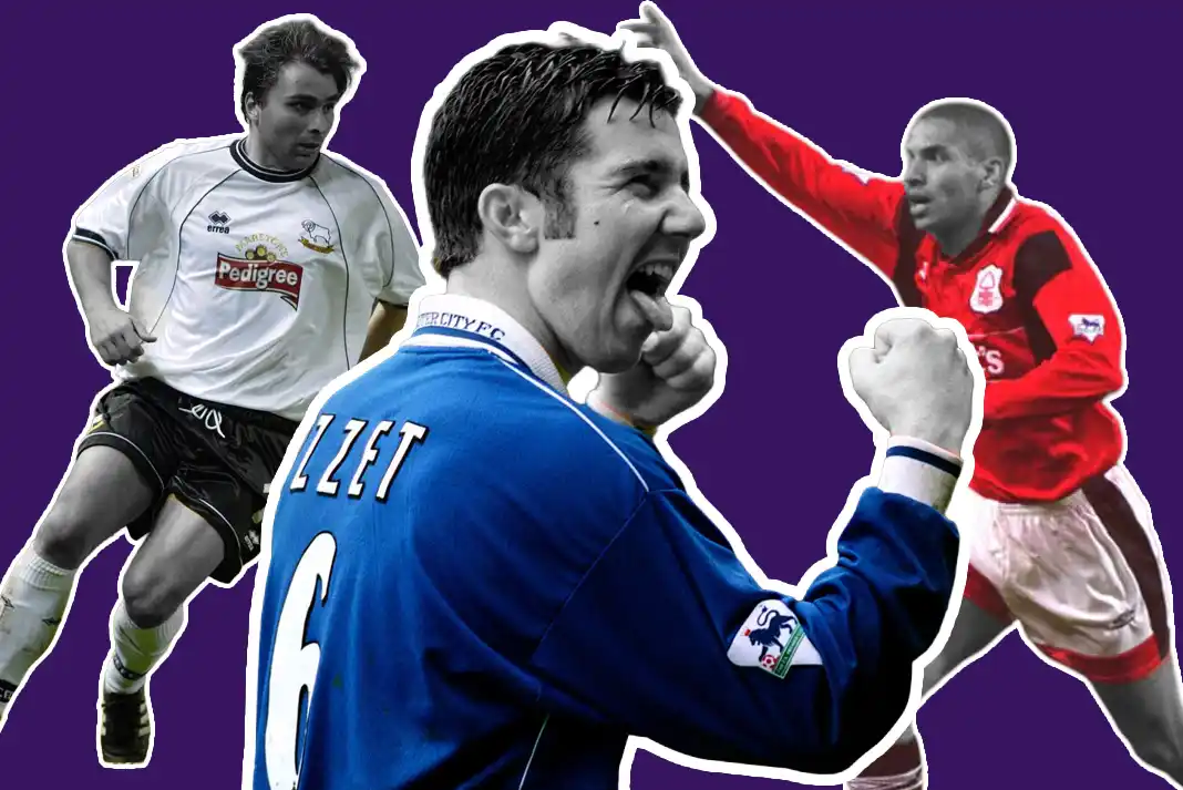 Football players celebrating in action