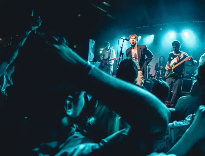 Live band performing on stage